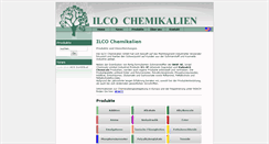 Desktop Screenshot of ilco-chemie.de