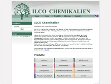 Tablet Screenshot of ilco-chemie.de